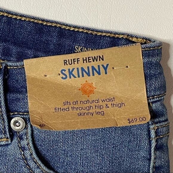 Ruff Hewn | NWT Factory Distressed High Rise Skinny Jeans - Picture 3 of 8